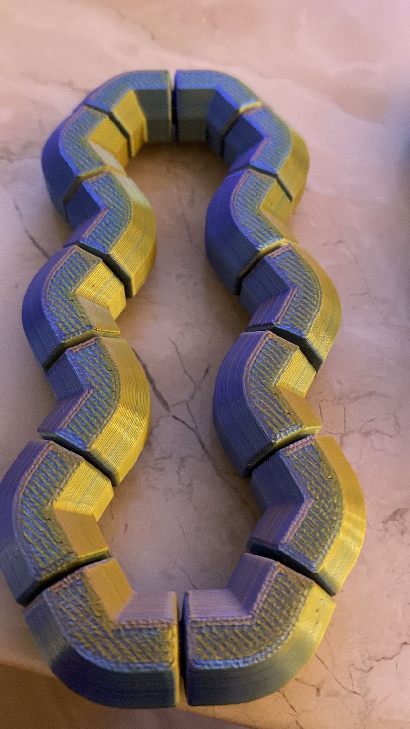 Articulated flexi 3D print
