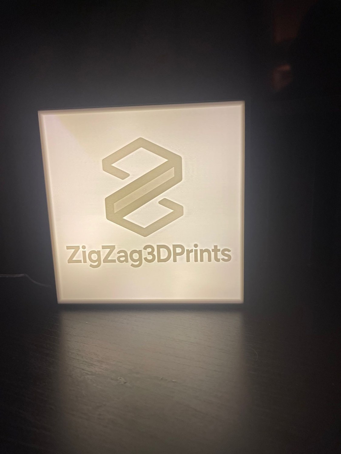 Illuminated 3D printed lightbox